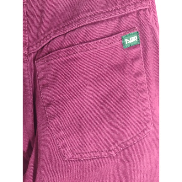 Vintage Northern Reflections Burgundy Red High Rise Mom Skinny Jeans Size 5/6 - Picture 5 of 6
